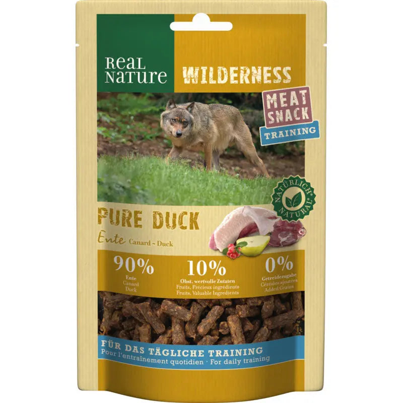 Adult Wilderness Pure Duck snack minis and 150 g - Maxi Zoo Danmark