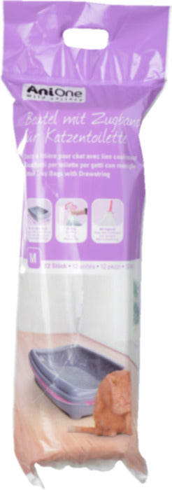 Kattebakke poser medium 12 stk/pk