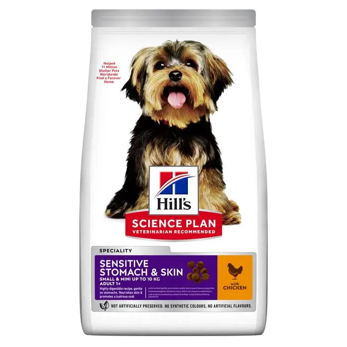 Adult Small&Mini sen. Stomach&skin kylling 6 kg - Maxi Zoo Danmark