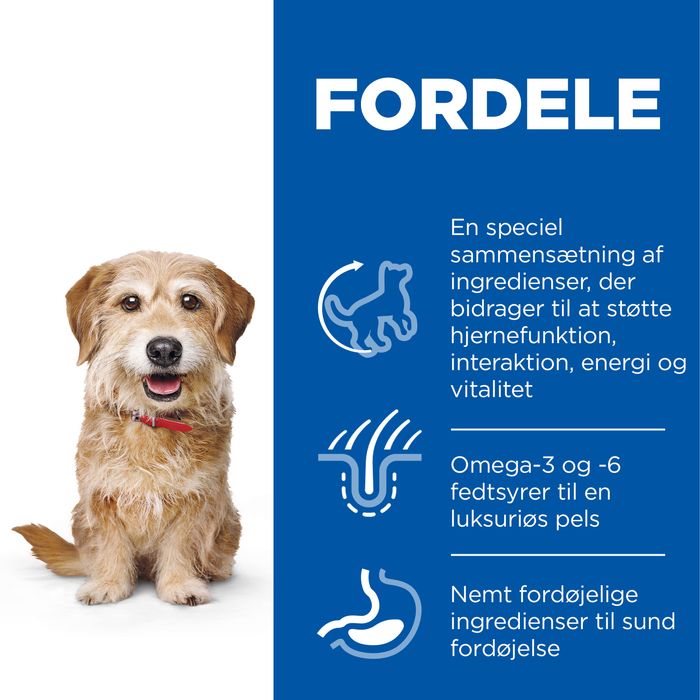 Senior Vitality Small & Mini kylling 1,5 kg