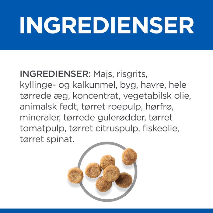 Senior Vitality Small & Mini kylling 1,5 kg