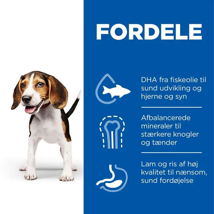 Puppy Medium lam og ris 2,5 kg - Maxi Zoo Danmark