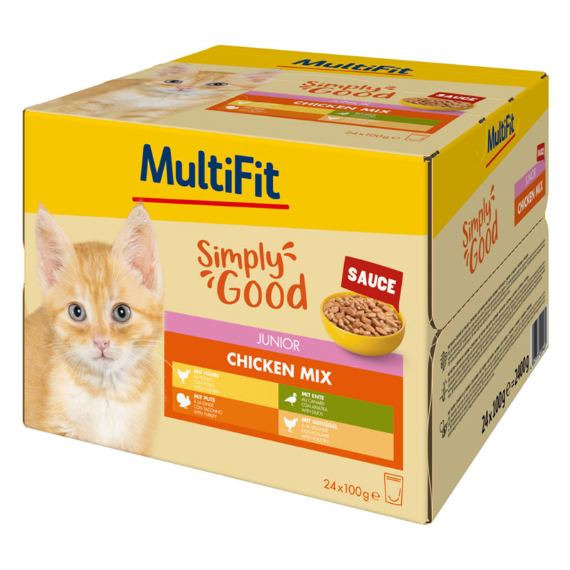 Junior Sauce, menuboks kylling mix 24 x 100 g