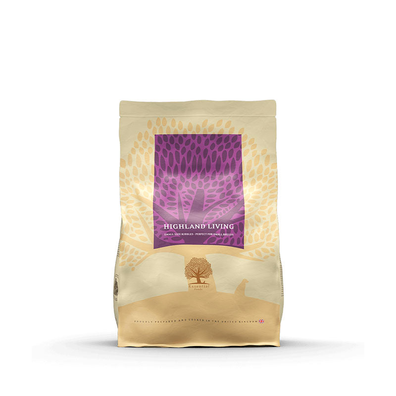 Adult Highland Living Small HL kalkun,laks,okse,fjervildt 2,5kg