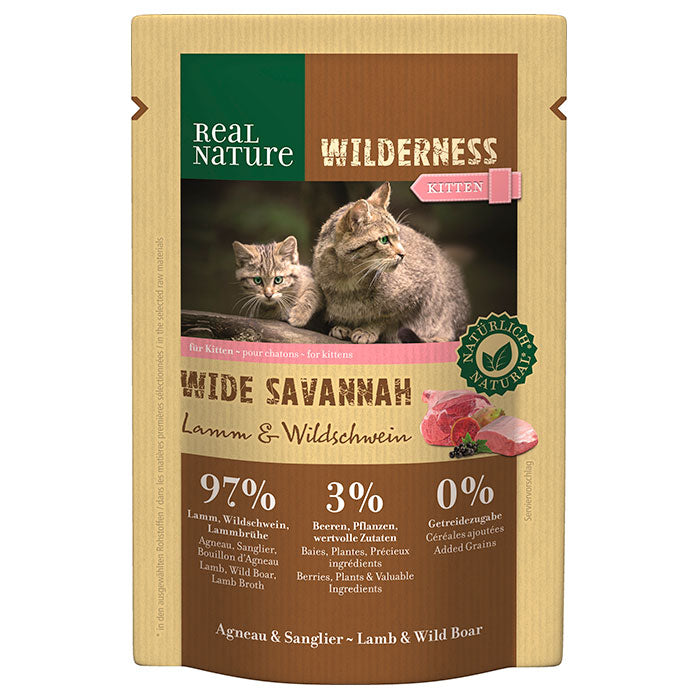 Kitten Wilderness Wide Savanna 85 g