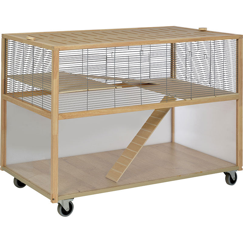 Gnaverbur Deluxe m/hjul 105x69x60 cm 27,8 kg - Maxi Zoo Danmark