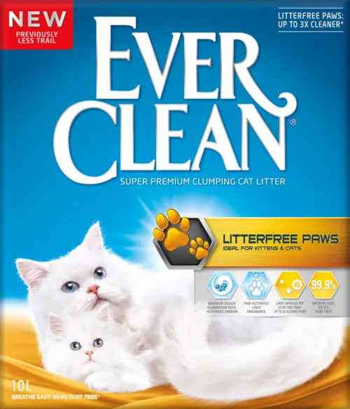 Kattegrus Litterfree Paws klumpende 10 l - Maxi Zoo Danmark