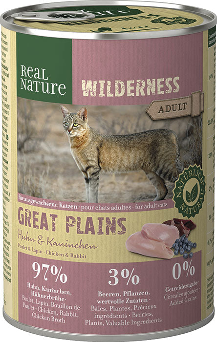 Adult Wilderness kylling kanin 400 g