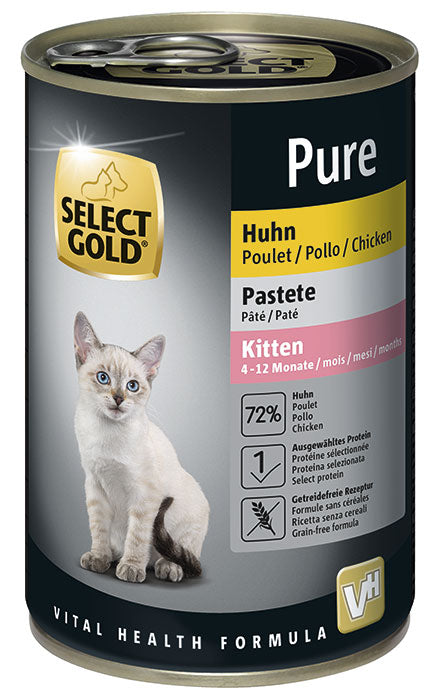 Kitten Pure, dåse kylling 400 g