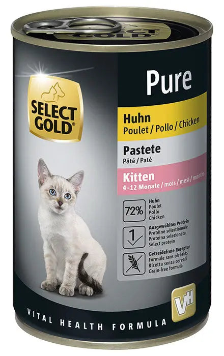 Kitten Pure, dåse kylling 400 g - Maxi Zoo Danmark