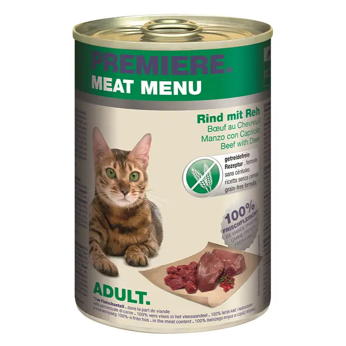 Adult Meat Menu okse, hjort 400 g - Maxi Zoo Danmark