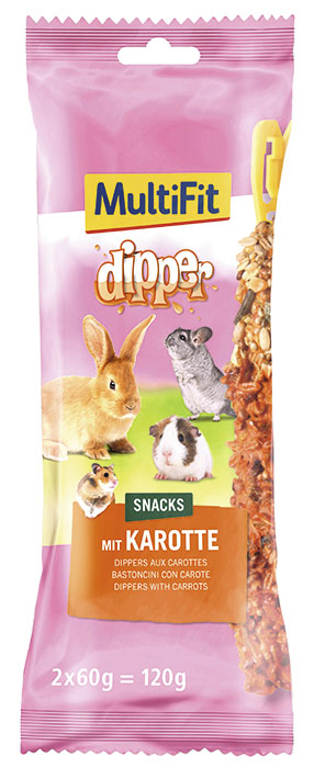 Dippers Gulerod 2 stk 120 g