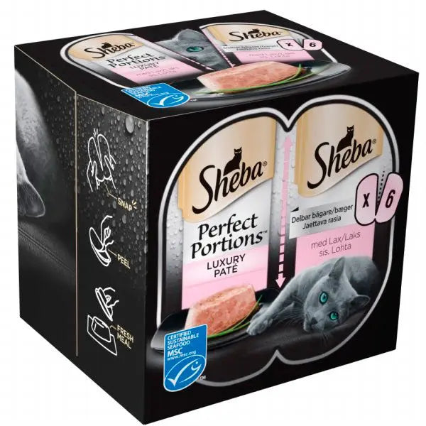 Adult Perfect portions, luxury laks 3x75g - Maxi Zoo Danmark