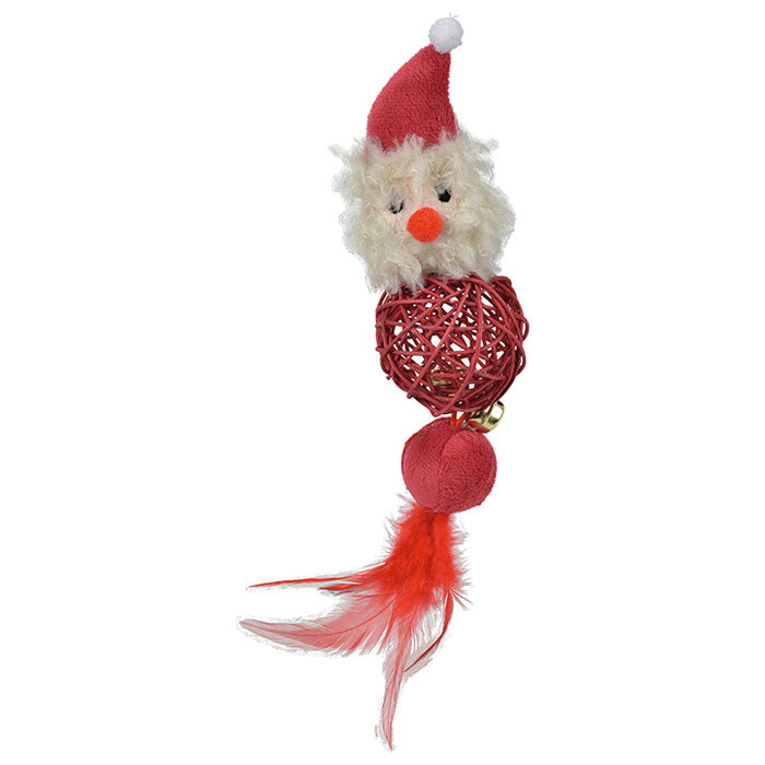 Xmas knitrebold julemand 30x9x6 cm
