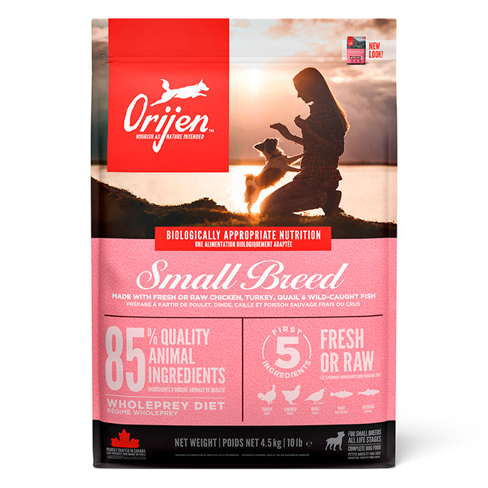 ORIJEN Small Breed Kalkun, kylling og fisk 4,5 kg