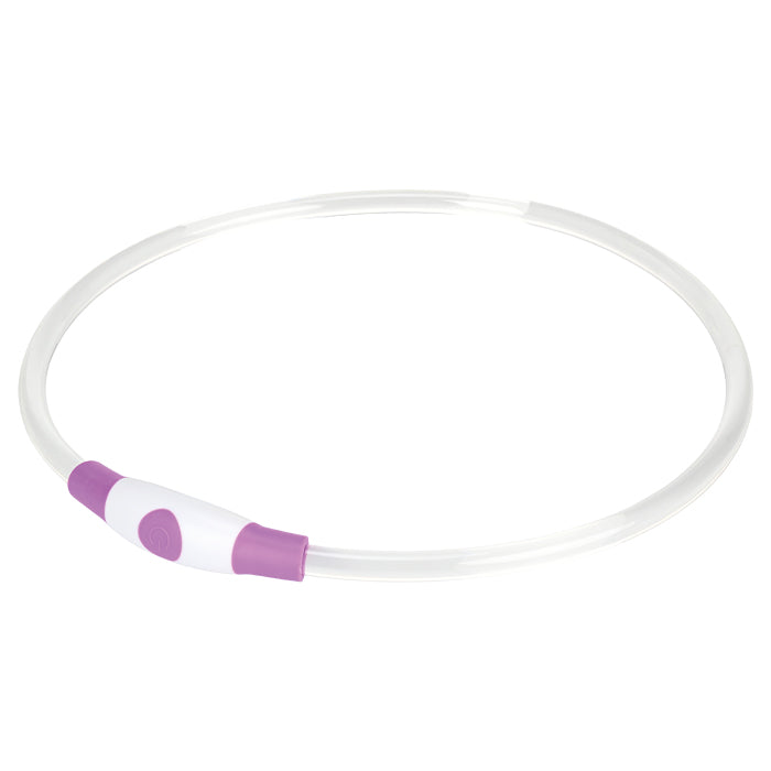 Lyshalsbånd Illuminated 65 cm lilla