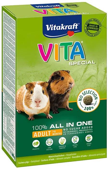 Vita Special Adult Marsvin 600 g - Maxi Zoo Danmark
