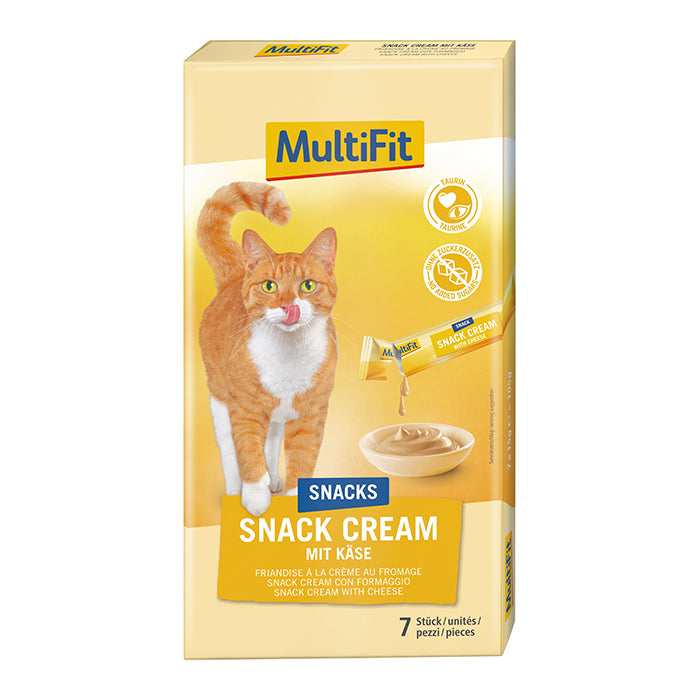 Snack Cream Ost og Taurin 7x15 g