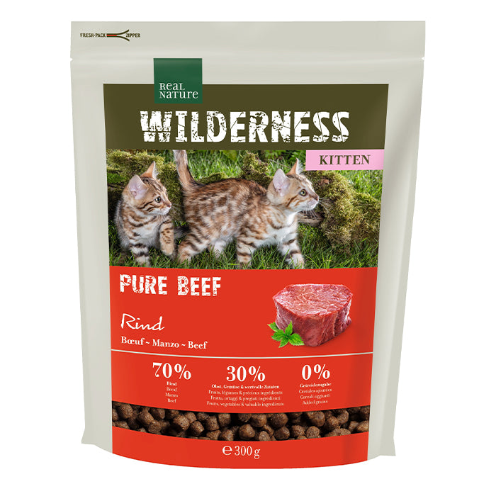 Kitten Wilderness Pure Okse 300 g