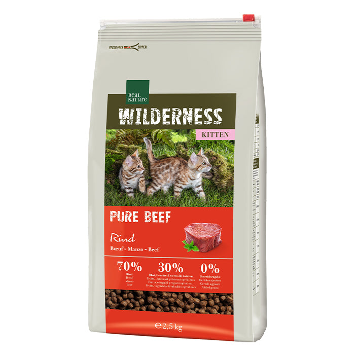 Wilderness Kitten Okse 2,5 kg