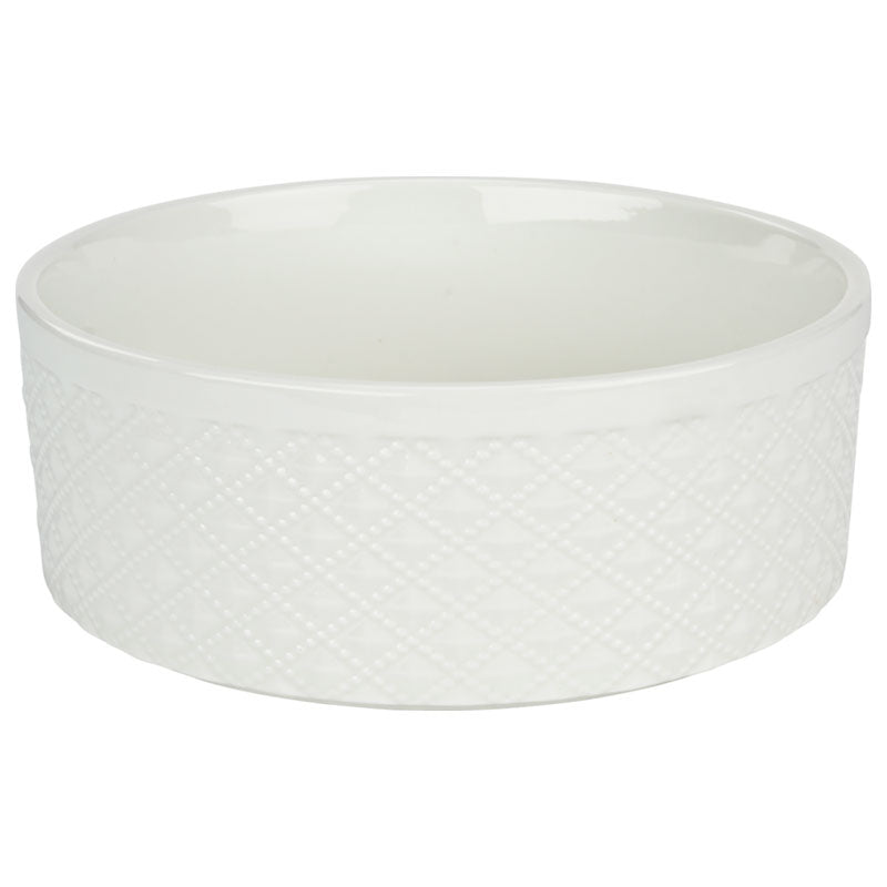 Porcelæn skål Relief 1200 ml hvid