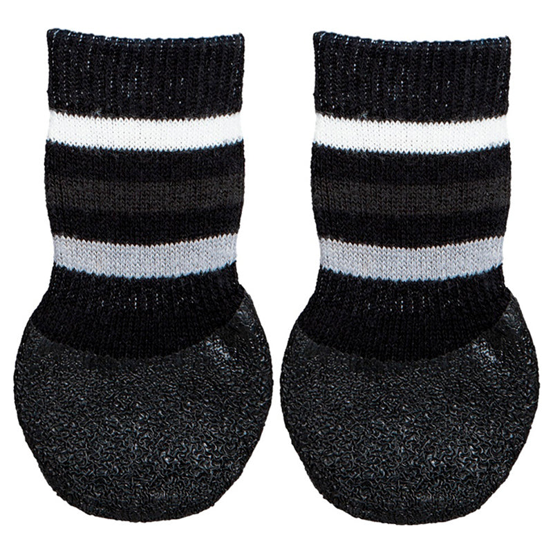 Hundesokker Non-slip S-M 2 stk/pk sort