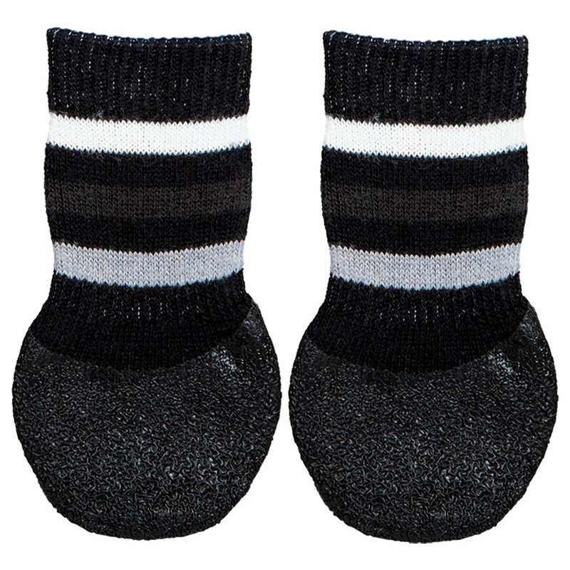 Hundesokker Non-slip L-XL 2 stk/pk sort