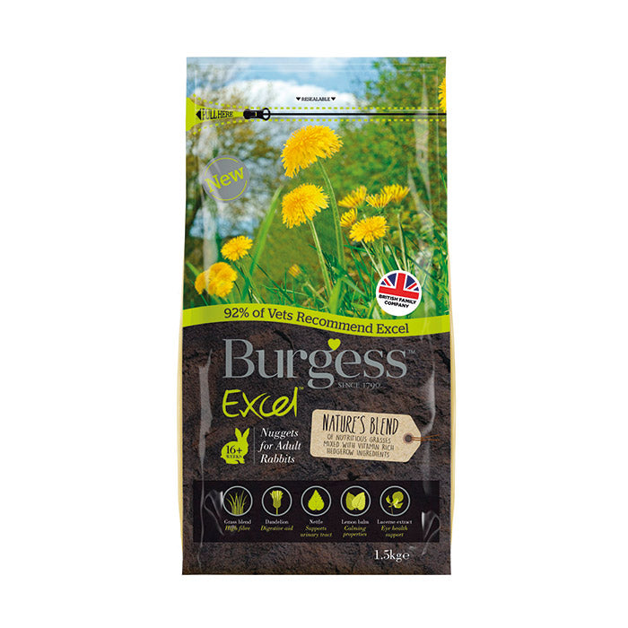 Burgess Excel  Nature Blend Adult 1,5 Kg