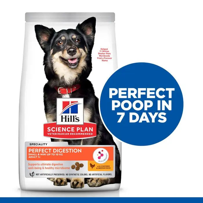 Perfect Digestion Small & Mini kylling & brune ris 1,5kg - Maxi Zoo Danmark