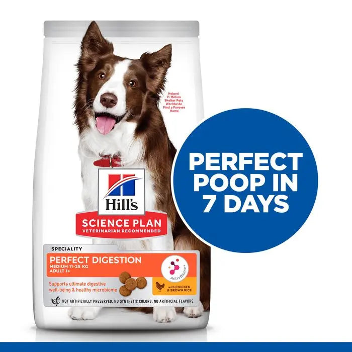 Perfect Digestion Medium Adult kylling & brune ris 2,5kg - Maxi Zoo Danmark