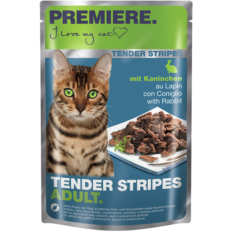 Adult Tender Stripes pouch Kanin, 85 g