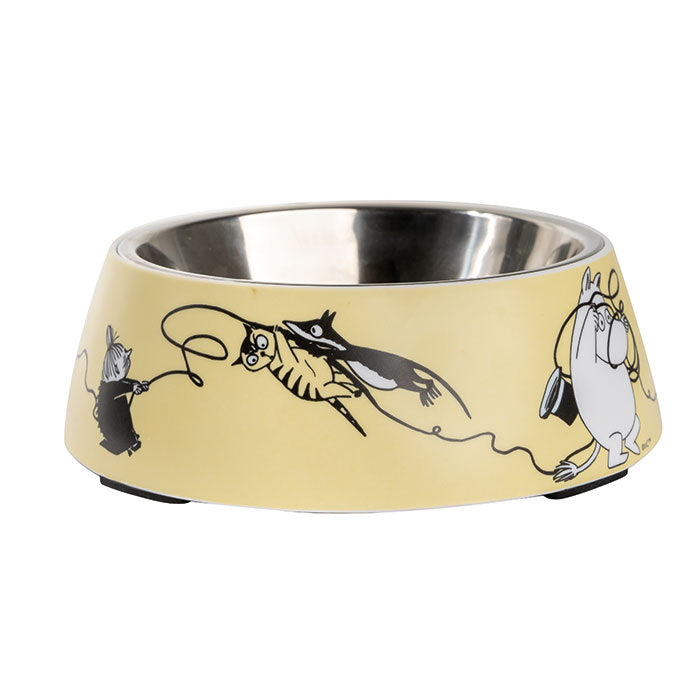 Melamin skål Moomin Pets M 325 ml gul