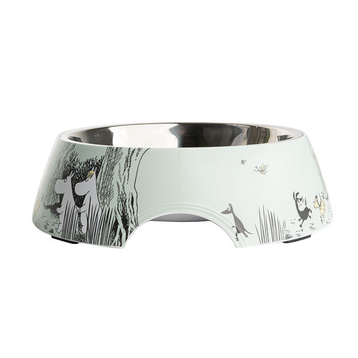 Melamin skål Moomin Pets XL 1200 ml grøn