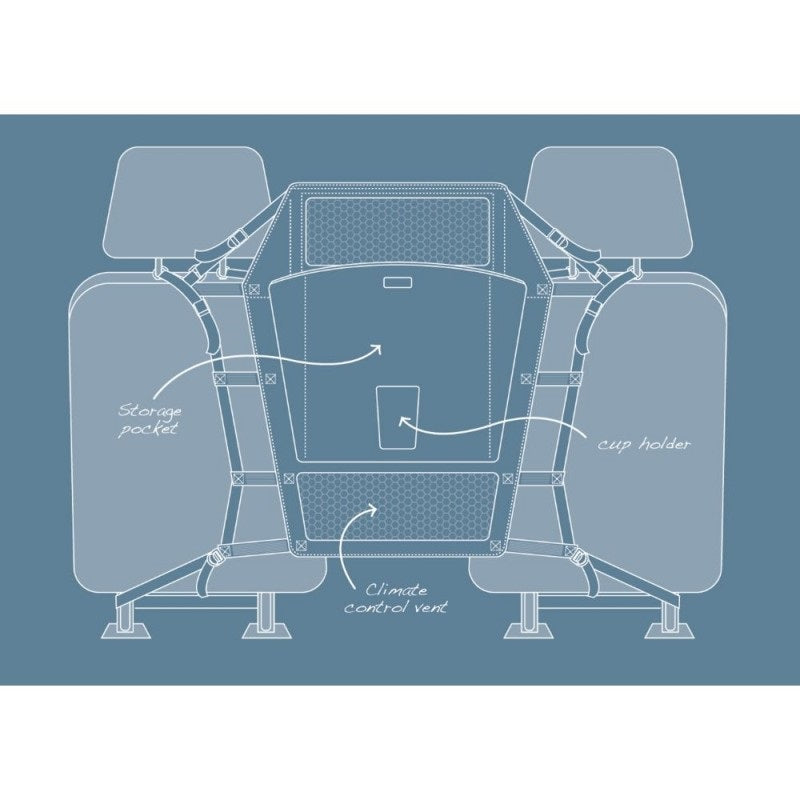 Bagsæde barriere 40x30x15 cm