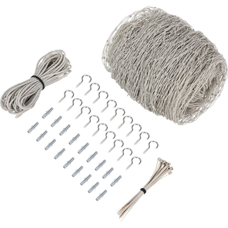 Sikkerhedsnet3x6 m grå