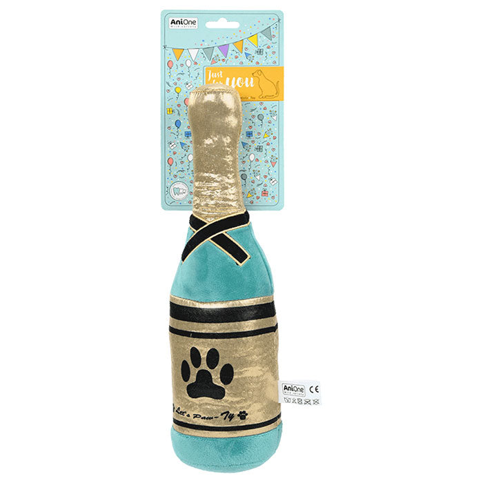 Champagneflaske Celebration M 11x9x35 cm turkis