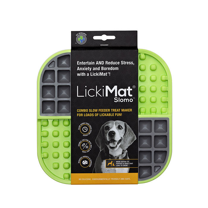 LickiMat Slomo 20 cm grøn
