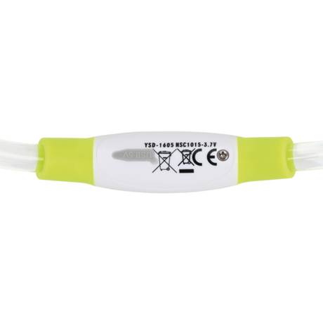 Lyshalsbånd Illuminated 65 cm gul