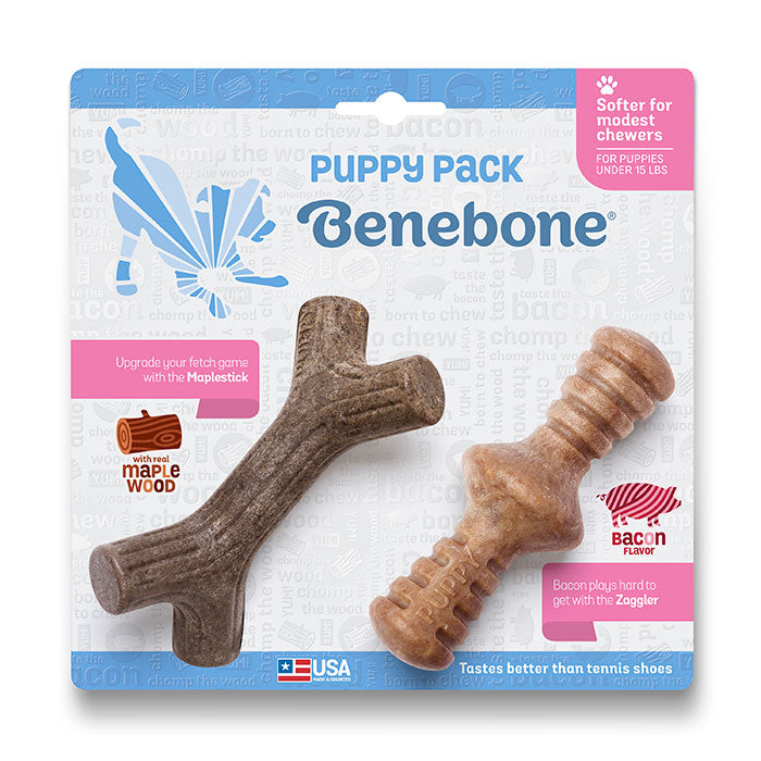 Puppy Maplestick/Zaggler sæt bacon