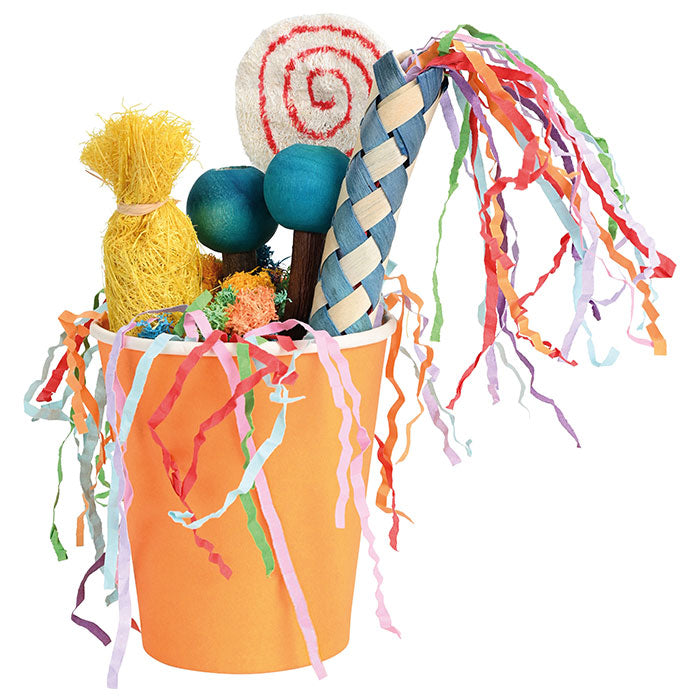 Gnaverlegetøj Celebretion slikbuket 8x15 cm