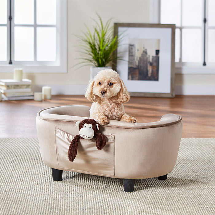 Coco hundesofa plys Beige