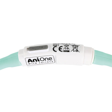 Lyshalsbånd Blinking Candy 45 cm turkis