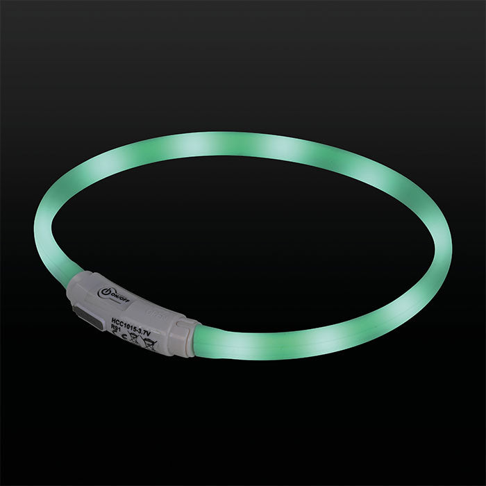 Lyshalsbånd Blinking Candy 45 cm turkis