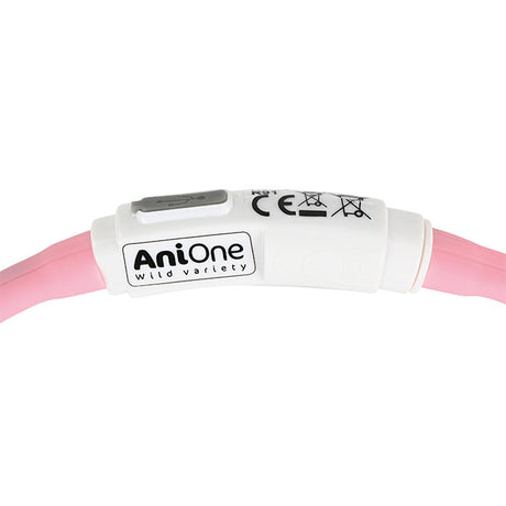 Lyshalsbånd Blinking Candy 45 cm lyserød