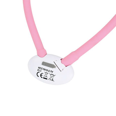 Lyshalsbånd Blinking 40 cm lyserød