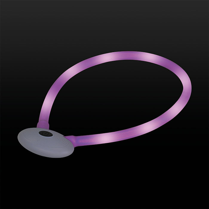 Lyshalsbånd Blinking 40 cm lilla