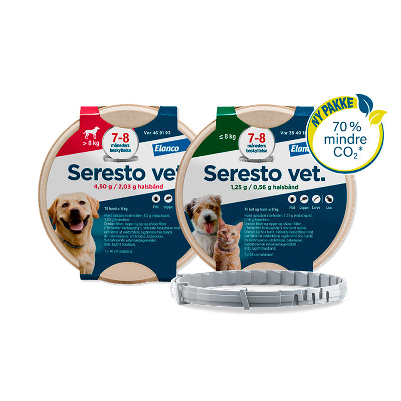 loppehalsbånd large over 8 kg