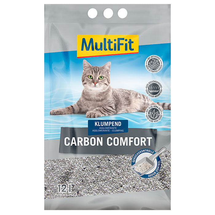 Kattegrus Carbon Comfort klumpende 12 l