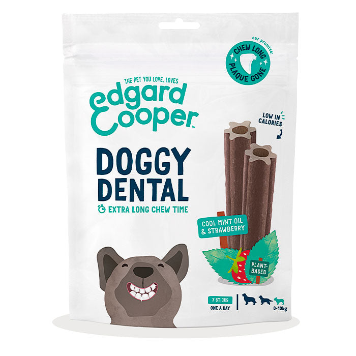 Dental Sticks Small Jordbær & Mint 7stk, 8cm