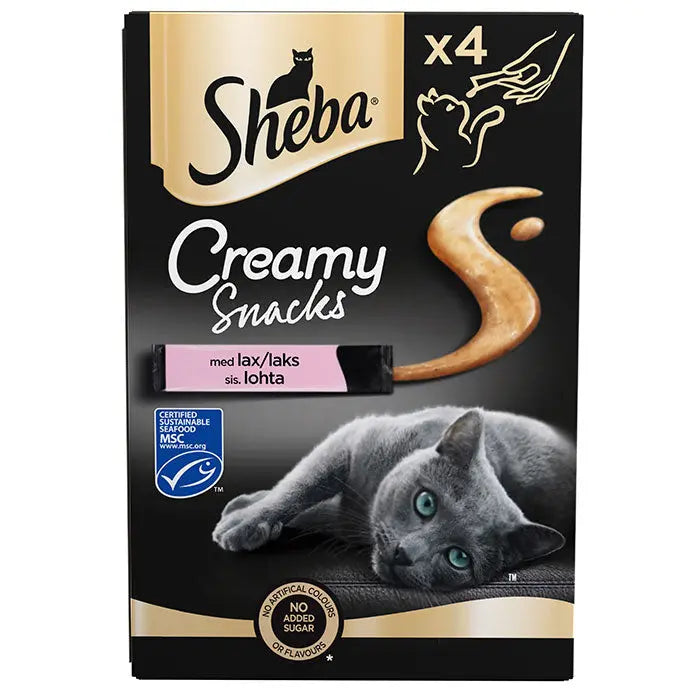 Creamy snack Laks 4x12 g - Maxi Zoo Danmark